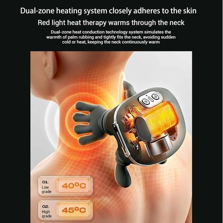 Neck & Shoulder Massager with Hall Sensor Technology