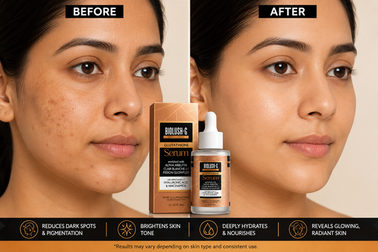 Biolush-G Dermaclinical Glutathione Serum – Alpha Arbutin, Hyaluronic Acid & Niacinamide | 30ml