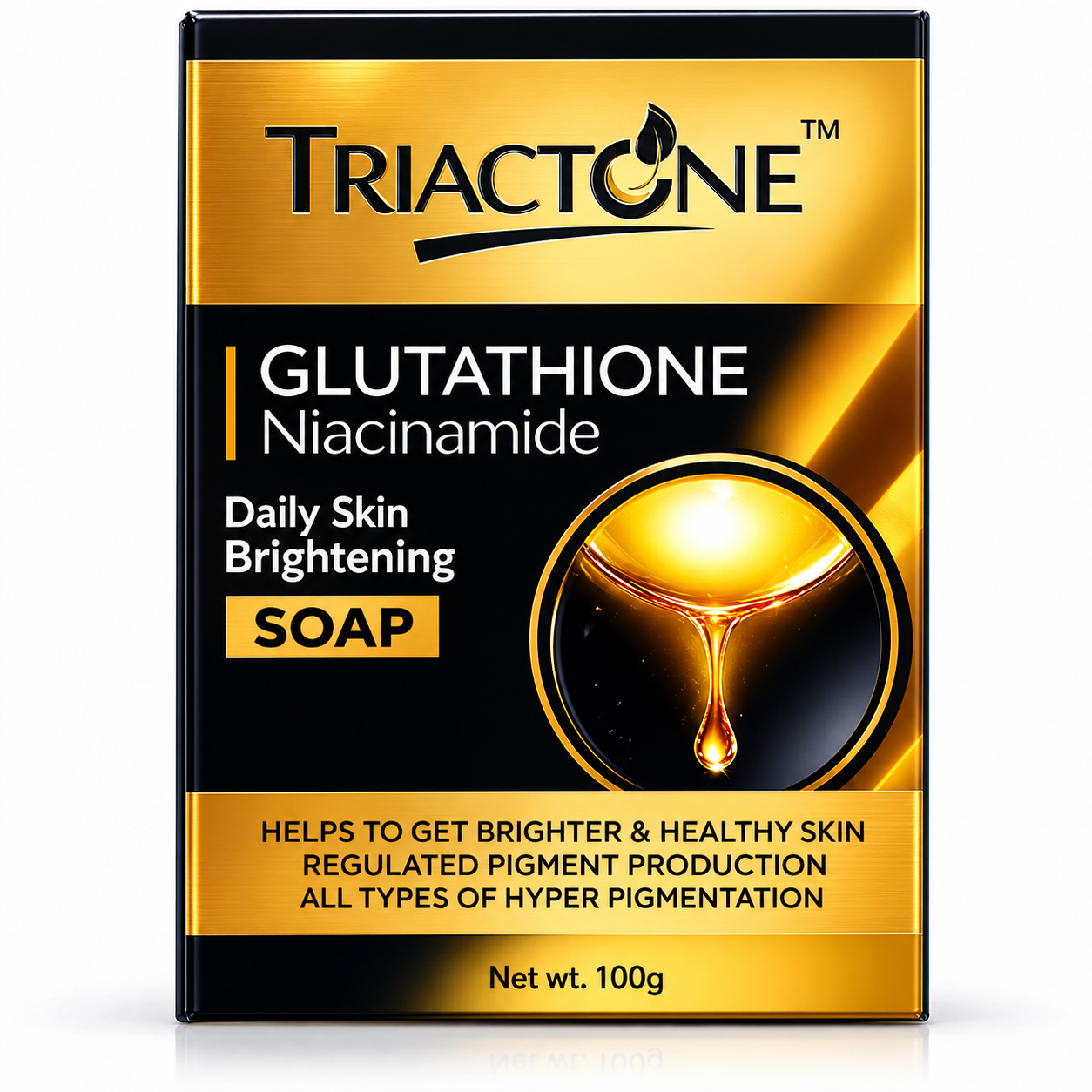 Triactone Glutathione Niacinamide Daily Skin Brightening Soap 100g