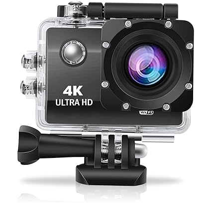 4K Ultra HD Action Camera with WiFi & Waterproof Case